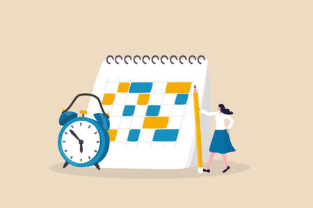 Work schedule or syllabus calendar, planning for appointment and event, project management timeline,...