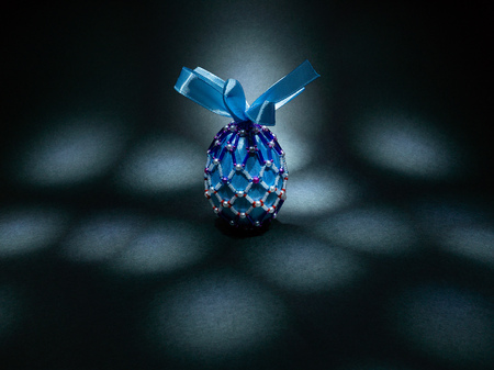 Souvenir Easter egg for the feast of the Light Christ of Easter.