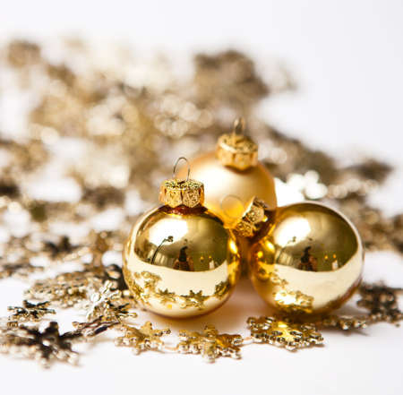 christmas decorations in blue colorsの写真素材