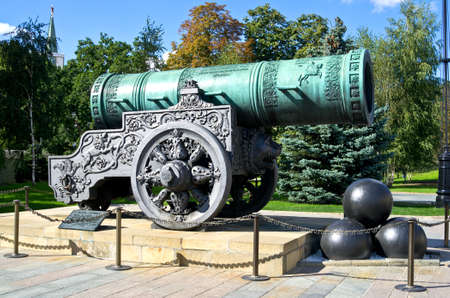 Tsar cannon in Moscow Kremlin, Russiaの写真素材