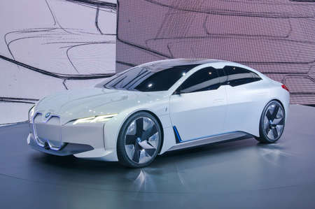 Frankfurt-September 20:  BMW i Vision Dynamics  at the Frankfurt International Motor Show on September 20, 2017 in Frankfurtのeditorial素材