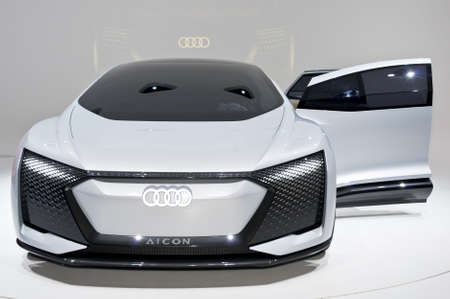 Frankfurt-September 20:  Audi Aicon Concept at the Frankfurt International Motor Show on September...