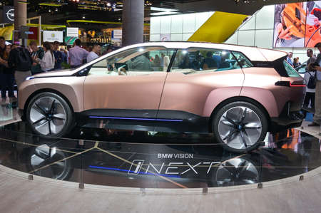 Frankfurt-September 19:  BMW i Next concept  at the Frankfurt International Motor Show on September...