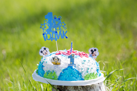 A birthday cake for a child.