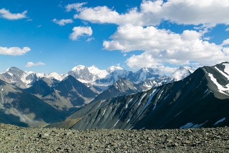 High mountains landscape, breathtaking beauty of the mountains.の写真素材