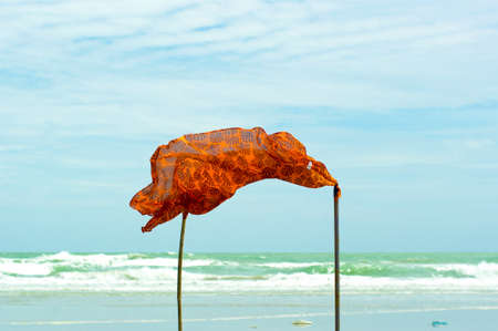 Umbrella and Seaの写真素材