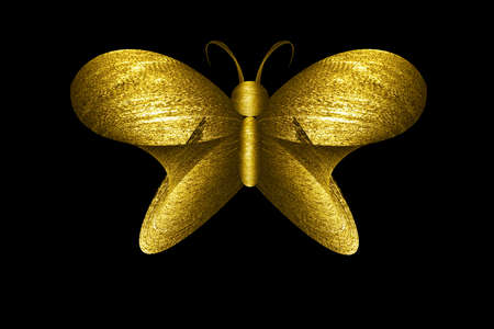 Glod Butterflyの写真素材