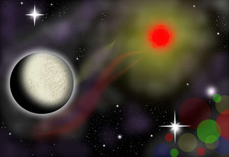 Cosmos in the imaginationの写真素材