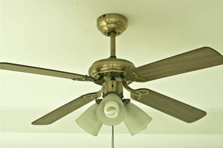 Ceiling fans in the houseの写真素材