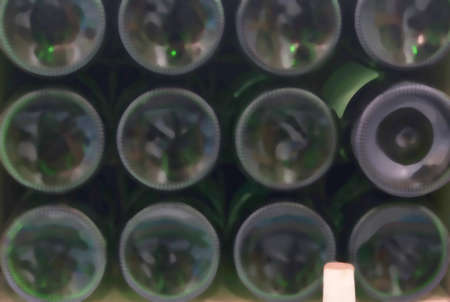 Close-up of closed wine bottleの写真素材