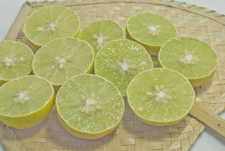 lemon on blows bamboo