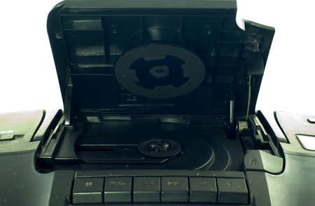 A vintage cd playerの写真素材