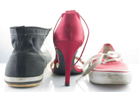 Family shoesの写真素材