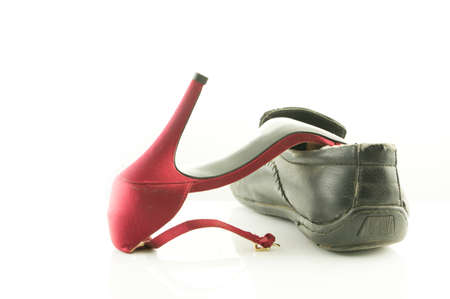 shoes for men and womenの写真素材