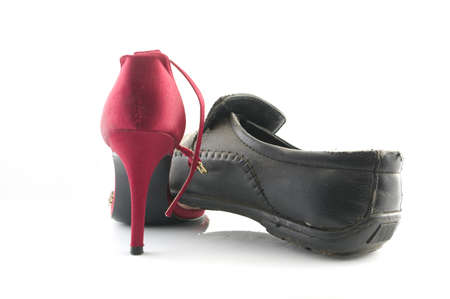 shoes for men and womenの写真素材