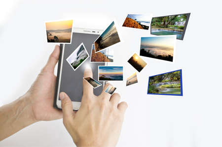 searching picture in internet for Thailand travel by phone, Attractions in winterの写真素材