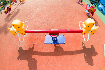 Children playground in the park