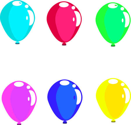 art balloon for design, business and finance concept art idea, vector art and illustration.のイラスト素材