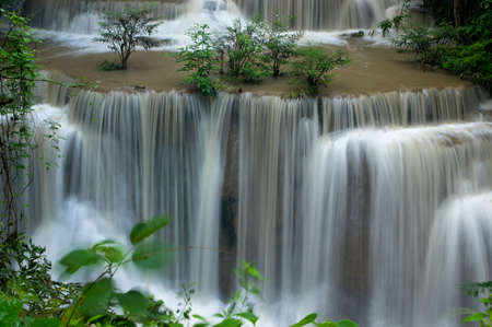 huai mae khamin waterfall kanchanaburiの写真素材