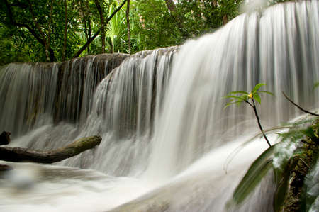 huai mae khamin waterfall kanchanaburiの写真素材