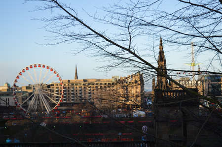 Edinburgh's Center - Scotland, United Kingdomのeditorial素材