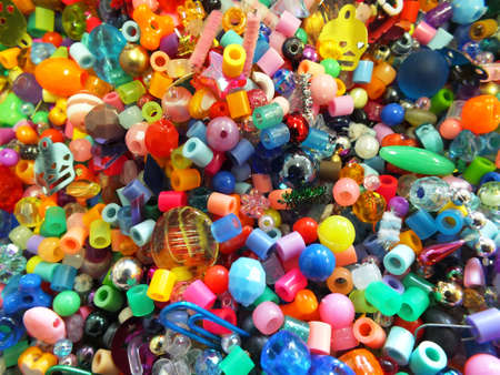 Colorful beads backgroundの写真素材
