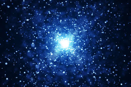 Illustration of deep space rich in starsの写真素材
