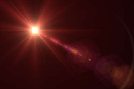 abstract of sun with flare. natural background with lights and sunshine wallpaperの写真素材