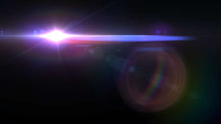 abstract of sun with flare. natural background with lights and sunshine wallpaperの写真素材