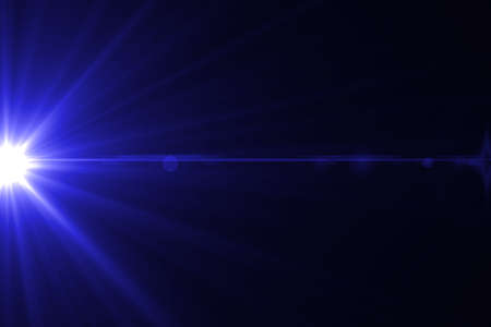 abstract of sun with flare. natural background with lights and sunshine wallpaperの写真素材