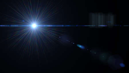 abstract of sun with flare. natural background with lights and sunshine wallpaperの写真素材