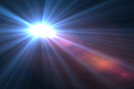 abstract of sun with flare. natural background with lights and sunshine wallpaperの写真素材