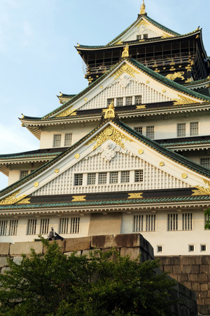Osaka Castle, Japan, November 22, 2016.のeditorial素材
