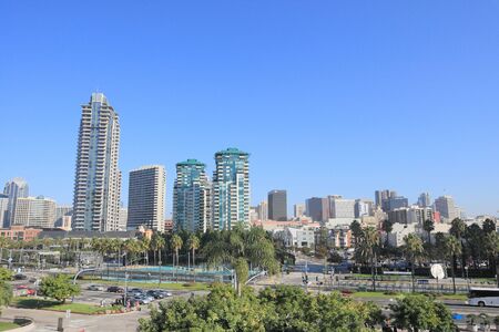 Downtown of San Diego, October 14, 2013のeditorial素材