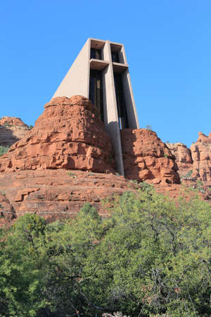 Town landscape at Sedona, Arizona, USAのeditorial素材