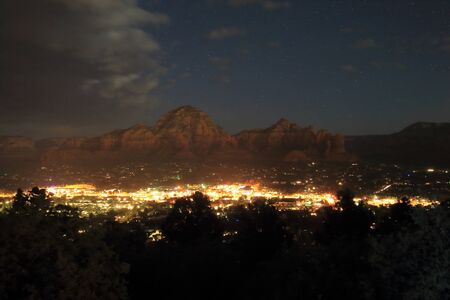 Town landscape at Sedona, Arizona, USAの写真素材