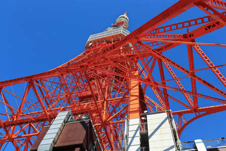 Tokyo Scenery with Towerのeditorial素材