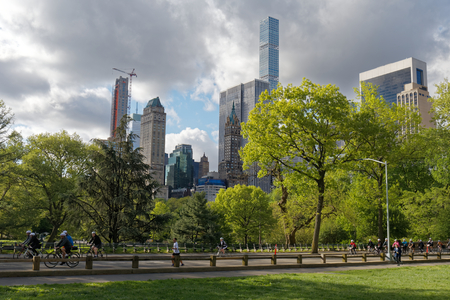 Central Park, Manhattan, NYC, in Summerの写真素材