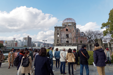 Atomic Dome, Hiroshima cityのeditorial素材