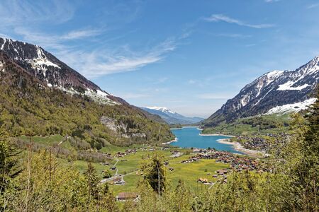View of train window from Eigergletscher to Jungfraujochの写真素材
