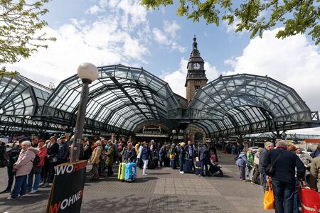 Hamburg, Germany-May 5, 2019: Hamburg Main Stationのeditorial素材
