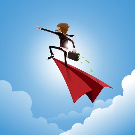 go ahead businessman - vector Illustrationのイラスト素材