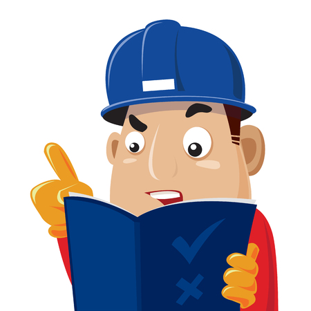 engineer  vector - character designのイラスト素材