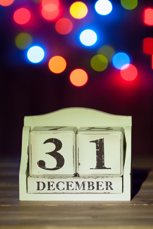 Colorful Bokeh. Lights, Garland, Night City. Christmas Party. Black Backgroundの写真素材