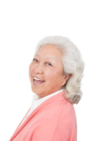 Portrait of senior womanの写真素材