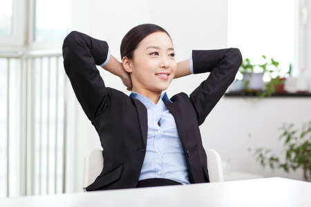 Portrait of a businesswomanの写真素材