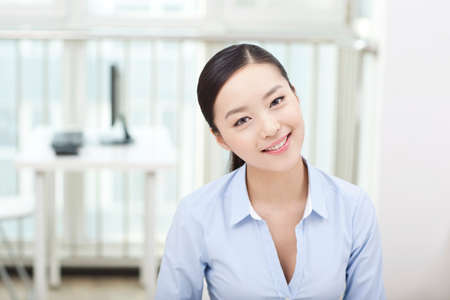 Portrait of a businesswomanの写真素材