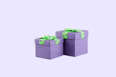 Gift boxes close-upの写真素材