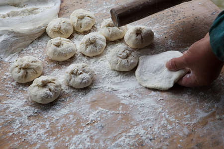 Package of Chinese steamed buns
