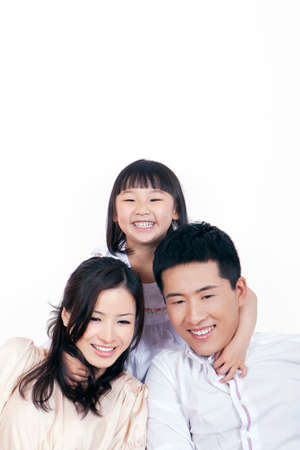 Happy family portraitの写真素材